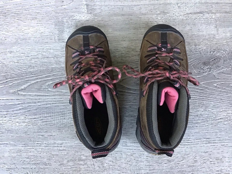 Botas de Senderismo Keen Targhee II Impermeables Medianas para Mujer Talla 7 Rosa Marrón 1011522 Foto 4 de 4