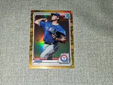 2020 Bowman Chrome Prospects Gold  Refractor #BCP119 Hans Crouse RC #D / 50