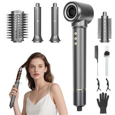 5 in 1 Hair Styler&Hair Dryer Brush,High-Speed Frizz-Blow Dryer,Ionic Fast Dr...