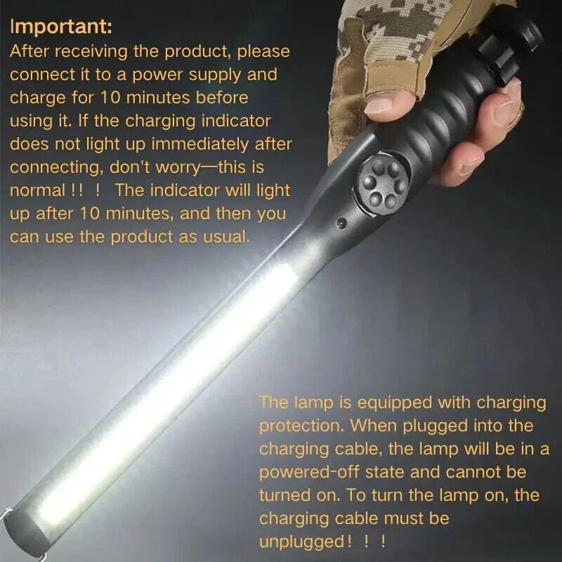 Portable Cordless Magnetic Led Work Light for Car Repair - Easy To Carry and Use - Image 3 of 4