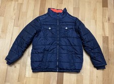 Tommy Hilfiger Boys Youth Puffer Fleece Lined Winter Jacket Blue Large 14/16