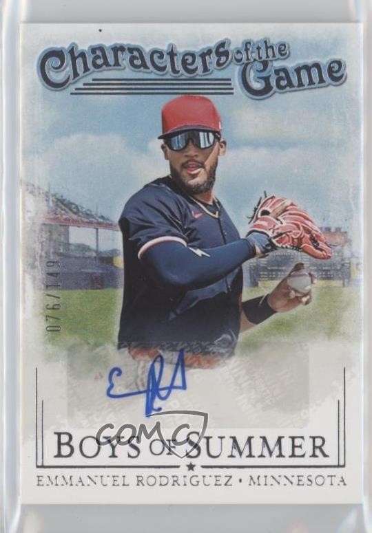 2024 Boys of Summer Characters the Game Signatures Emmanuel Rodriguez Auto ii1
