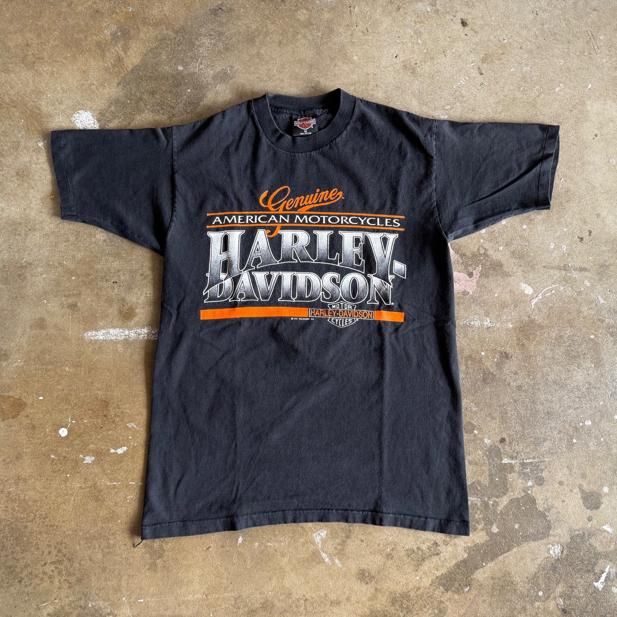 90s VINTAGE HARLEY DAVIDSON MOTORCYCLE T-SHIRT SZ M DAYTONA BEACH