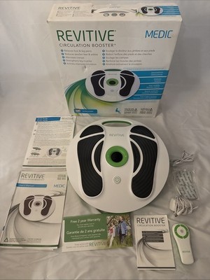 Revitive MEDIC Circulation Booster RMV W/Remote, TENS & Power Cord Isorocker