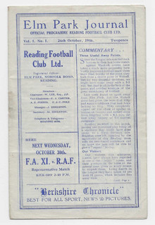 1946/47 Division 3 South READING v. EXETER CITY