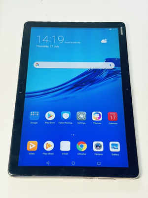 美品 HUAWEI MediaPad M5 lite BAH2-W19 BAH2-W19 Androidタブレット MediaPad M5 Lite 10 スペースグレー