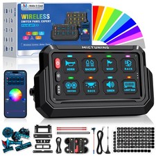 Wireless Rgb 8 Gang Switch Panel 12v App Onoff Toggle Led Light Bar Switch Boat Wireless Rgb 8 Gang Switch Panel 12v App Onoff Toggle Led Light Bar Switch Boat