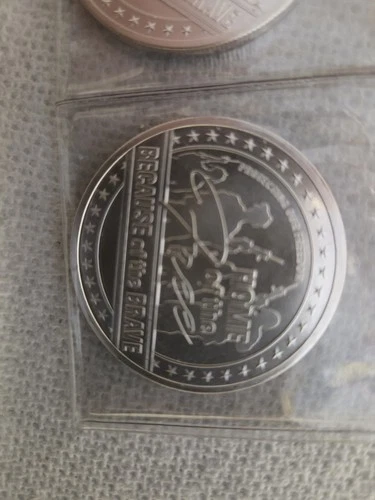 1 Ounce Silver Round Home Of The Free Because Of The Brave Uncirculated Coin