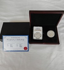 2015 & 2016 2 x 1oz Silver 999 Proof Britannia £2 coins NGC PF70 First 1250