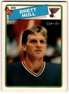 Brett Hull 1988-89 O-Pee-Chee Rookie #66 St. Louis Blues