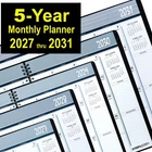 5 Year Monthly Planner House of Doolittle 2625-02 HOD262502 2027 thru 2031