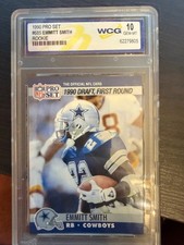 Emmitt Smith 1990 Pro Set  True rookie card Mint 10