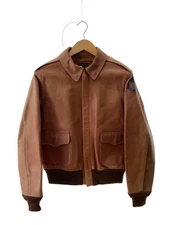 Buzz Rickson s Leather Jacket Bomber 38 Leather BRW A 2 Faded Used Condition