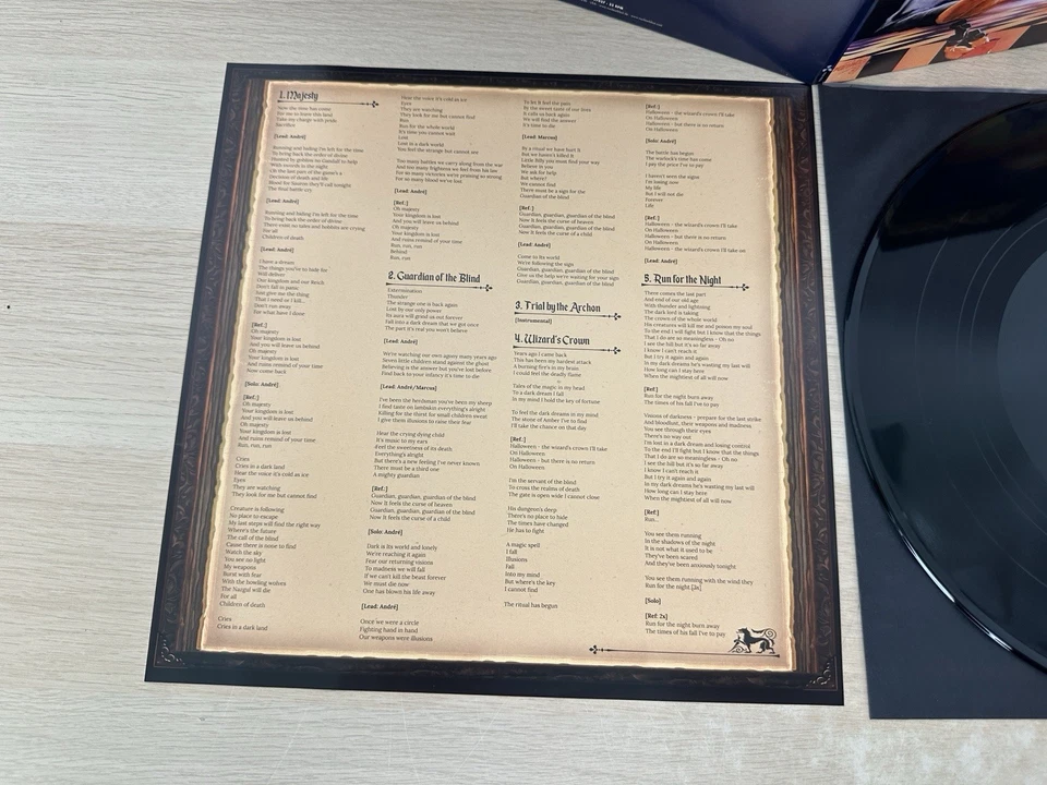 Blind Guardian- Battalions Of Fear- Remixed / Remastered Gatefold Vinyl LP - Image 3 of 4