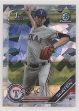 2019 Bowman Chrome Draft Sapphire Edition Justin Slaten #BDC-24 4l3