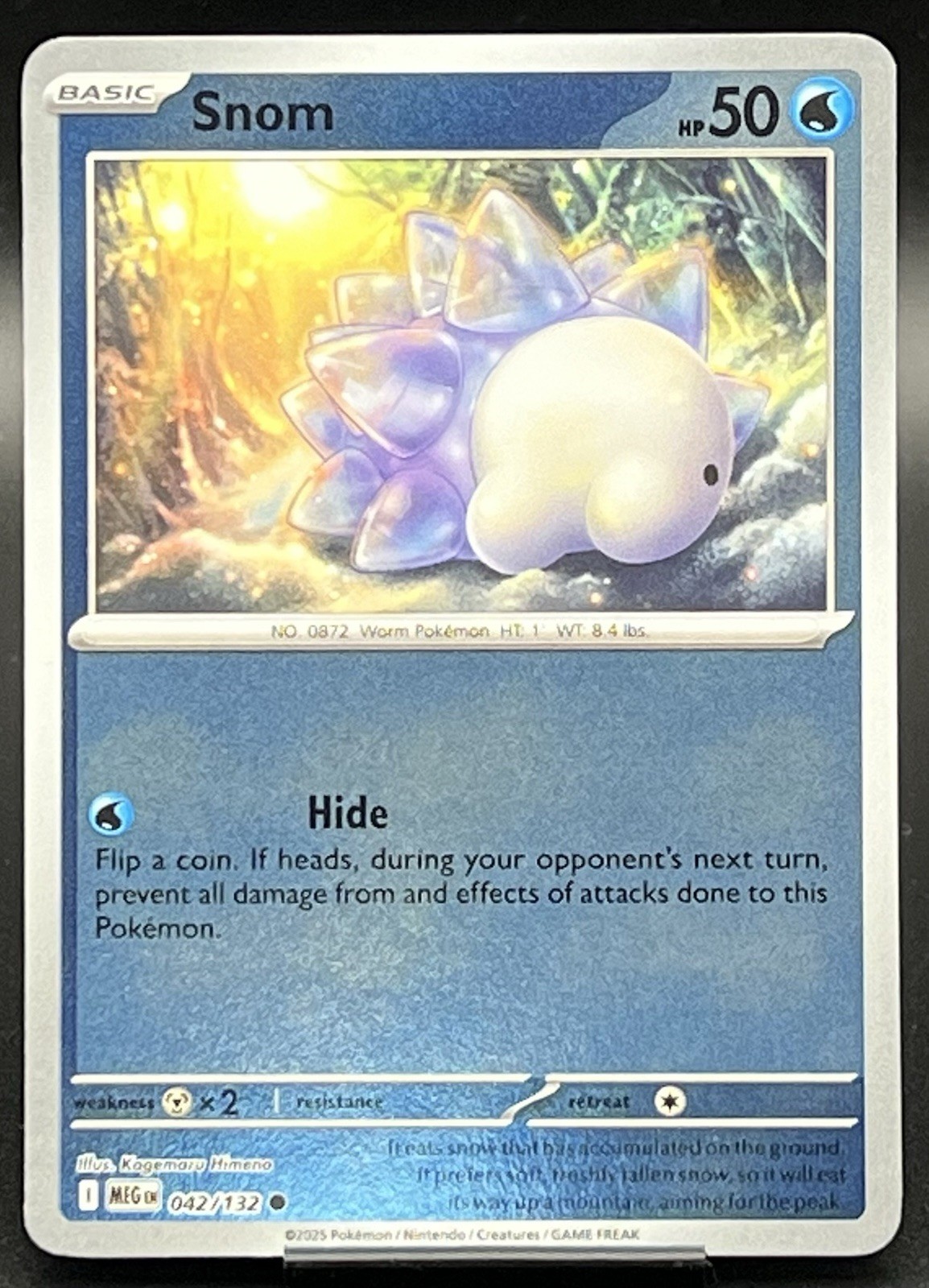 Pokemon Snom  042/132 Reverse Holo Mega Evolution NM