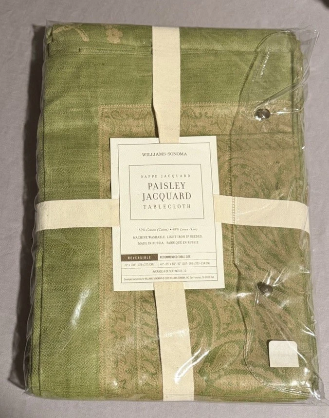 Williams Sonoma Jacquard Tablecloth for sale | eBay