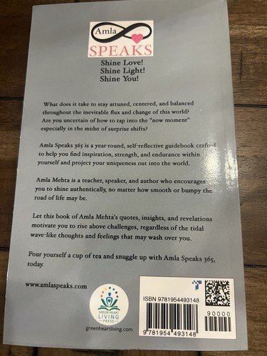 Amla Speaks 365 by Amla Mehta (English) Paperback Book-F - Picture 2 of 2