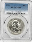 1956 Franklin Half Dollar PCGS MS64 Bell Line Is Great!