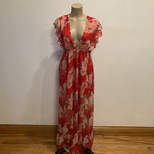 Blush Boutique size 4 multi color floral long dress - Picture 2 of 24