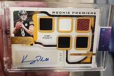 2022 Panini Absolute Kenny Pickett RPA /49 Premiere 5 Patch Rookie Patch Auto