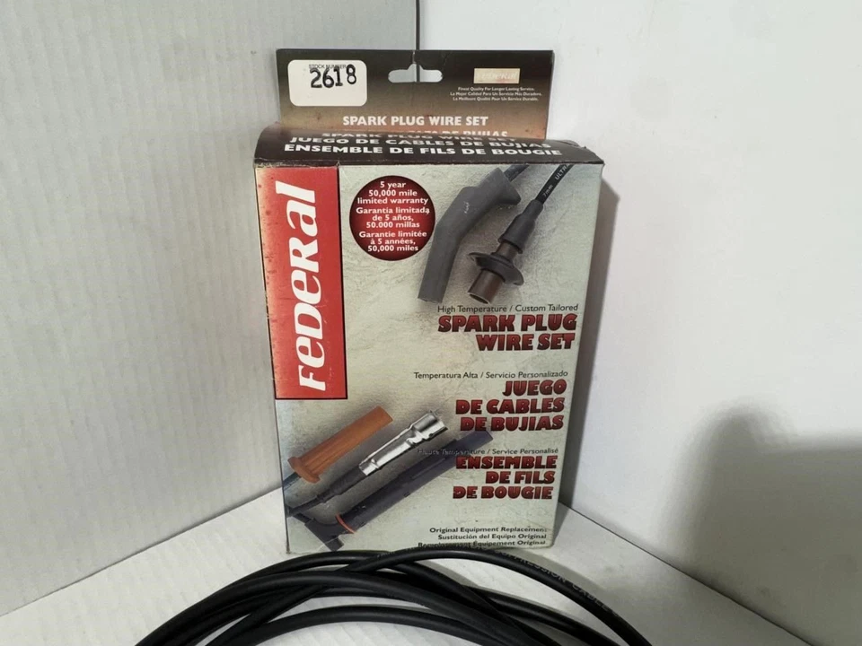 Juego de cables de bujías Federal 2918, se adapta a Buick Skylark 87-91, Grand Am 6 cilindros Foto 3 de 3