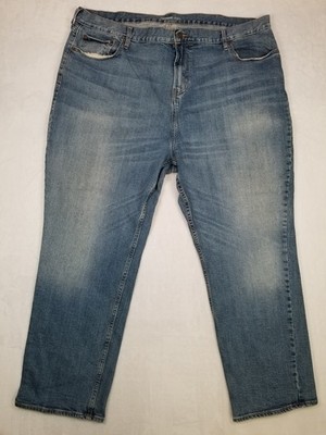 Old Navy Men's Athletic Fit Jeans Size 46x30 Blue Denim Stretch Built-in Flex