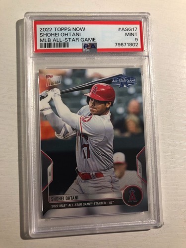2022 Topps Now MLB All Star Game Shohei Ohtani Angels ASG17 Mint PSA 9