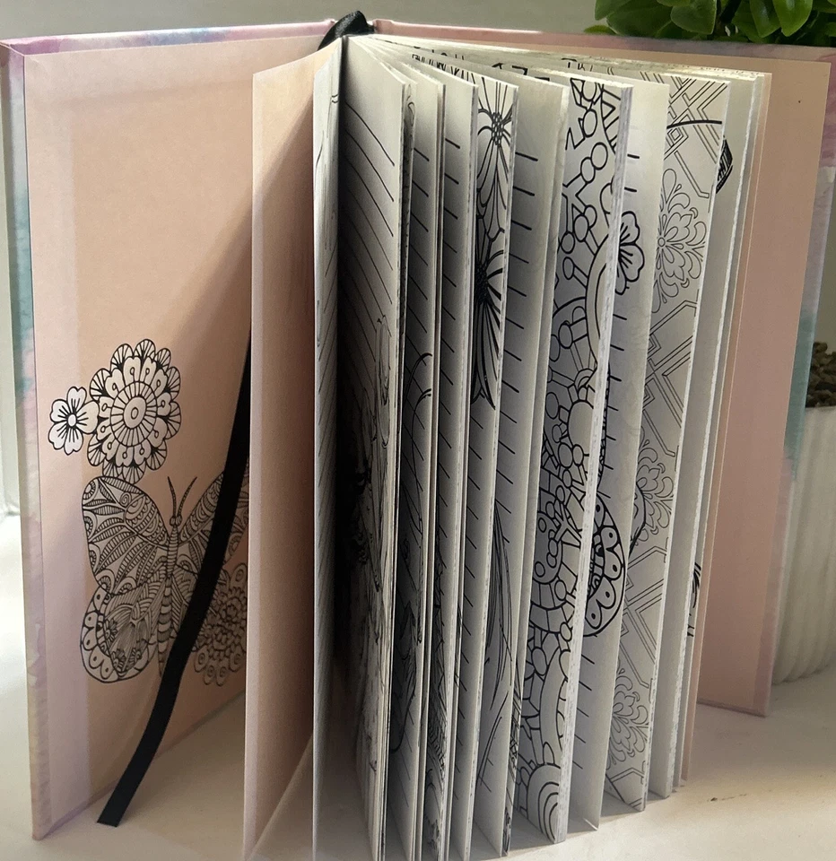 BEAUTIFUL"NEW YORK FASHION IS MY PASSION" COLORING STRESS FREE JOURNAL(B-W) - Image 4 of 4