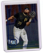 2022 Bowman Heritage Chrome Lonnie White Jr. #BHPC-127 Pittsburgh Pirates