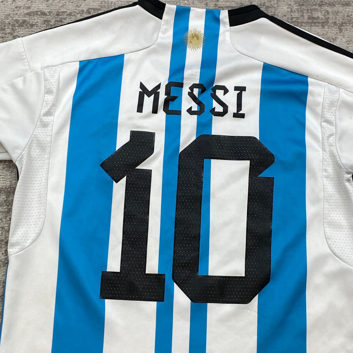 Adidas Lionel Messi Argentina Jersey Small Blue White Black