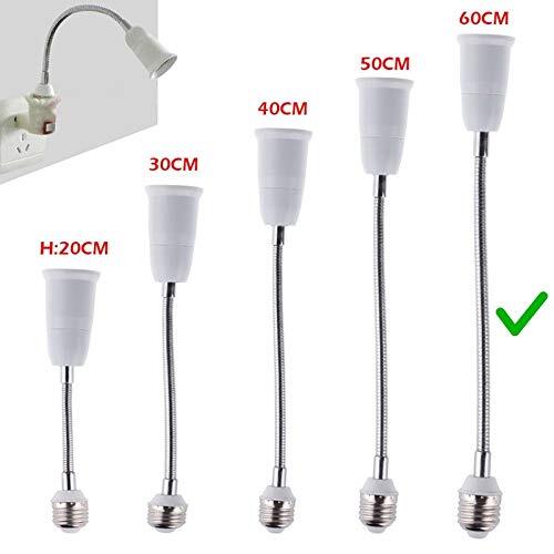 E26 to E26 Light Socket Extender Lamp Bulb Adapter Flexible Extension 60CM - Bild 5 von 6