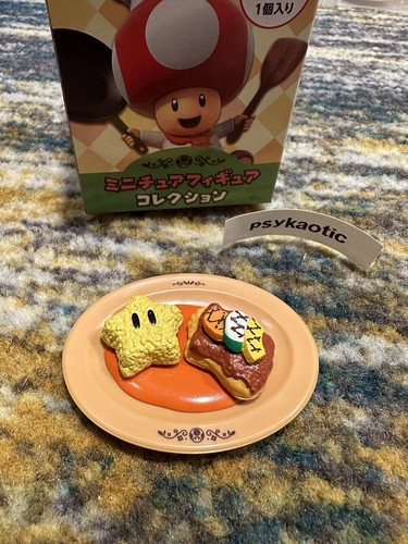 USJ Super Nintendo World Kinopio Cafe Food Miniature Teriyaki Chicken Super Star