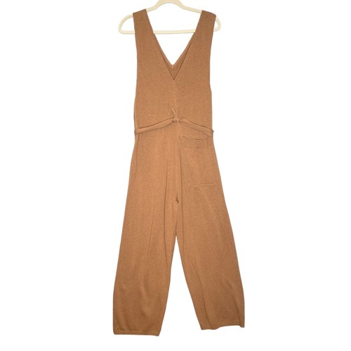 NWT Alex Mill Ollie Overall in Sweater Knit Heather Acorn Medium Side Button - Picture 4 of 13