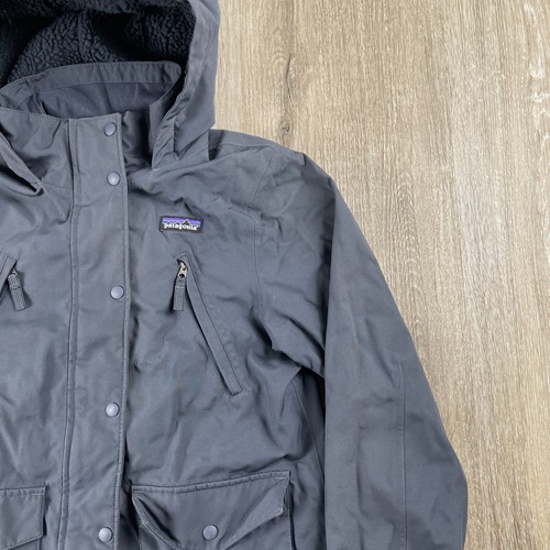 Parka Patagonia Tres 3 en 1 Niñas Gris Medio Impermeable Chaqueta Estilo 68030 - Imagen 6 de 24