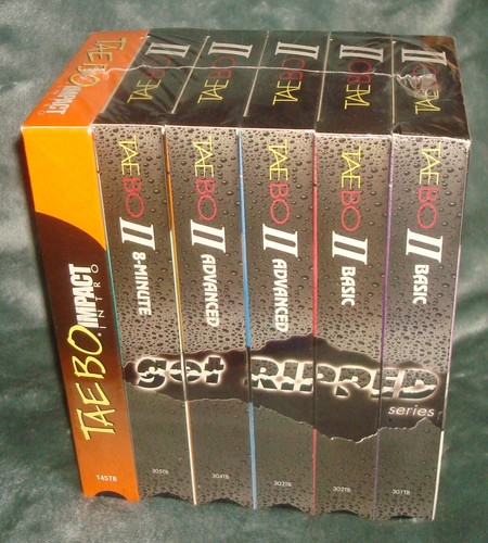 TAEBO II GET RIPPED BASIC WORKOUT SEALED 6 VHS CASSETTE TAPES FITNESS EXERCISE - Picture 4 of 5