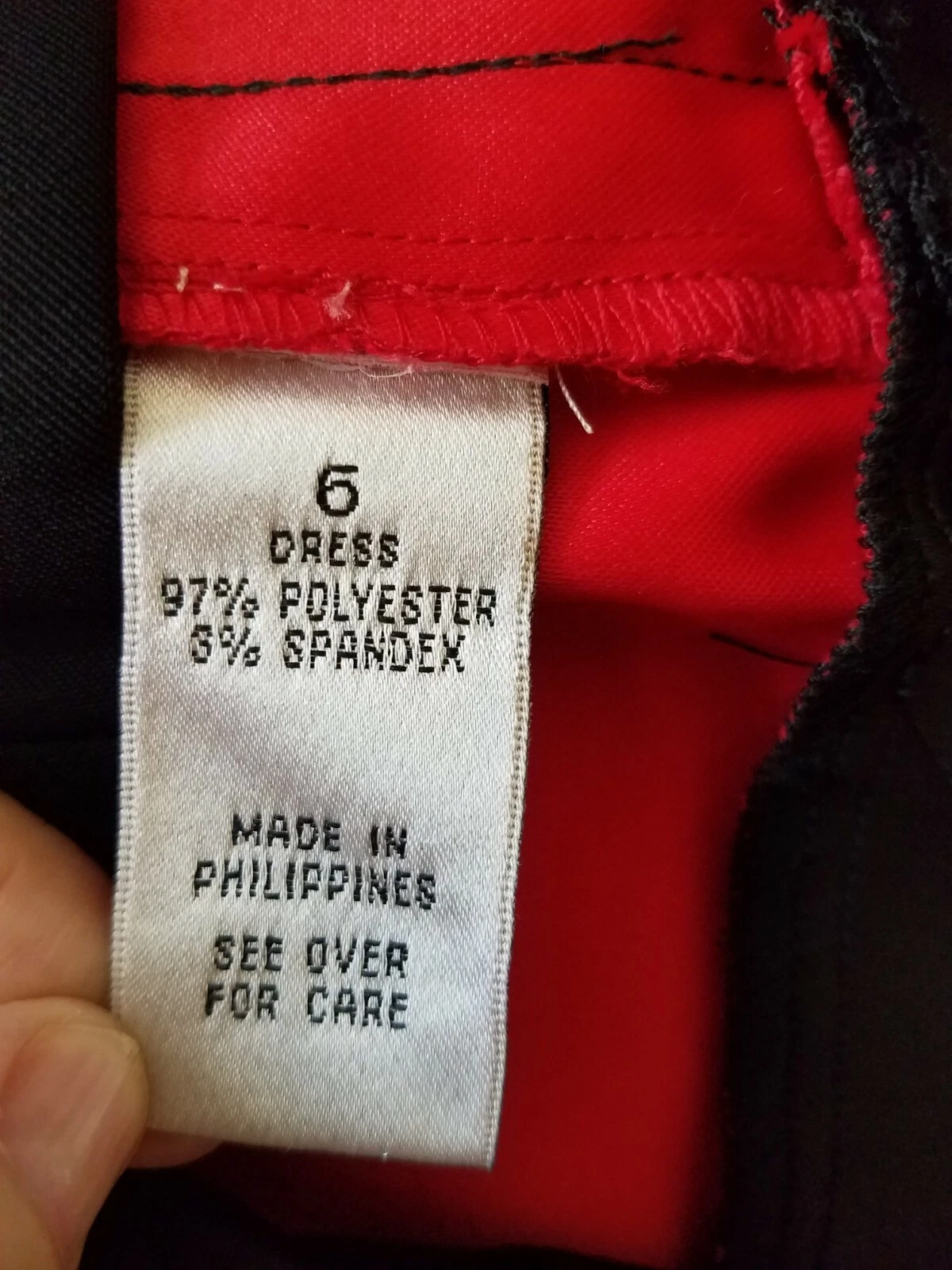 ABITO TUBINO ALYX LIMITED DONNA TG 6 NERO ROSSO COLORBLOCK CARRIERA NUOVO CON ETICHETTE