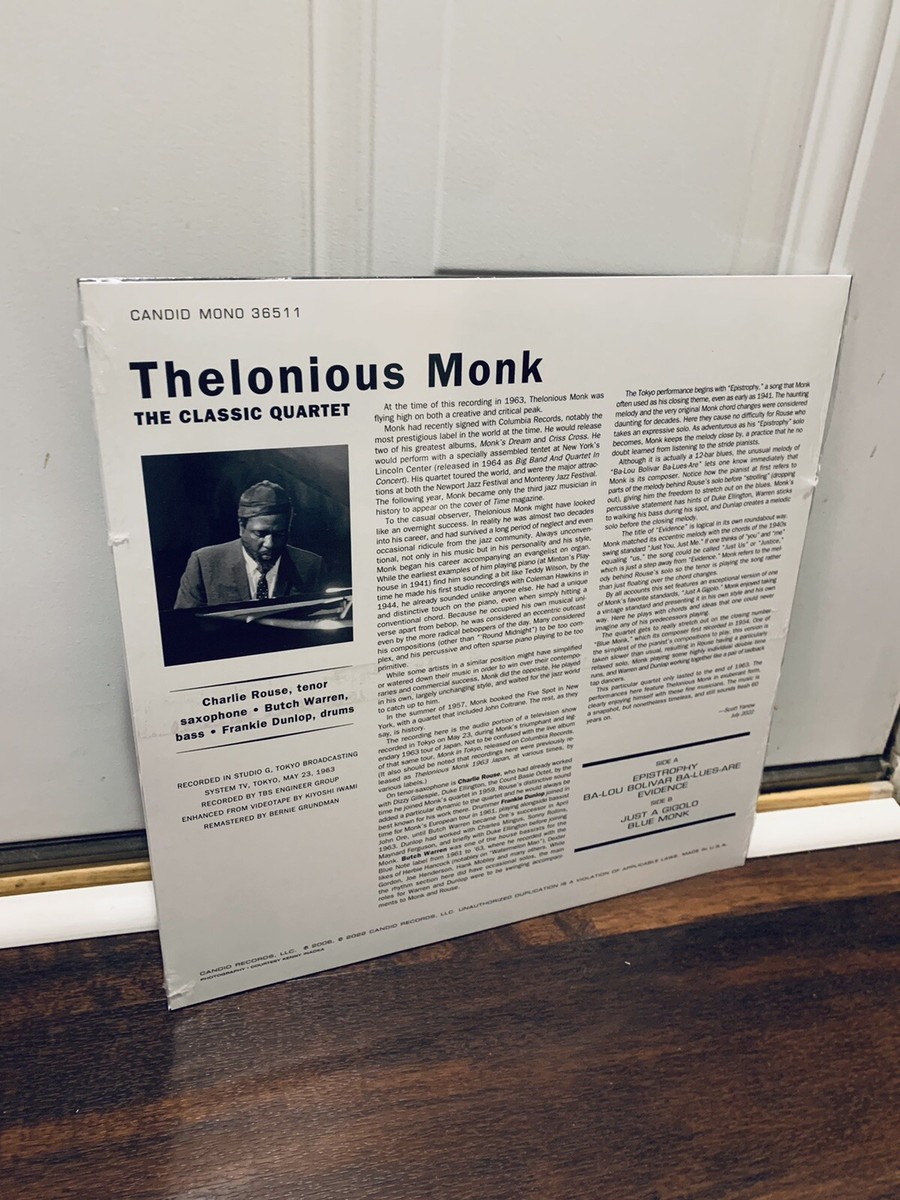 THELONIOUS MONK - The Classic Quartet (2022 BF/RSD Opaque
