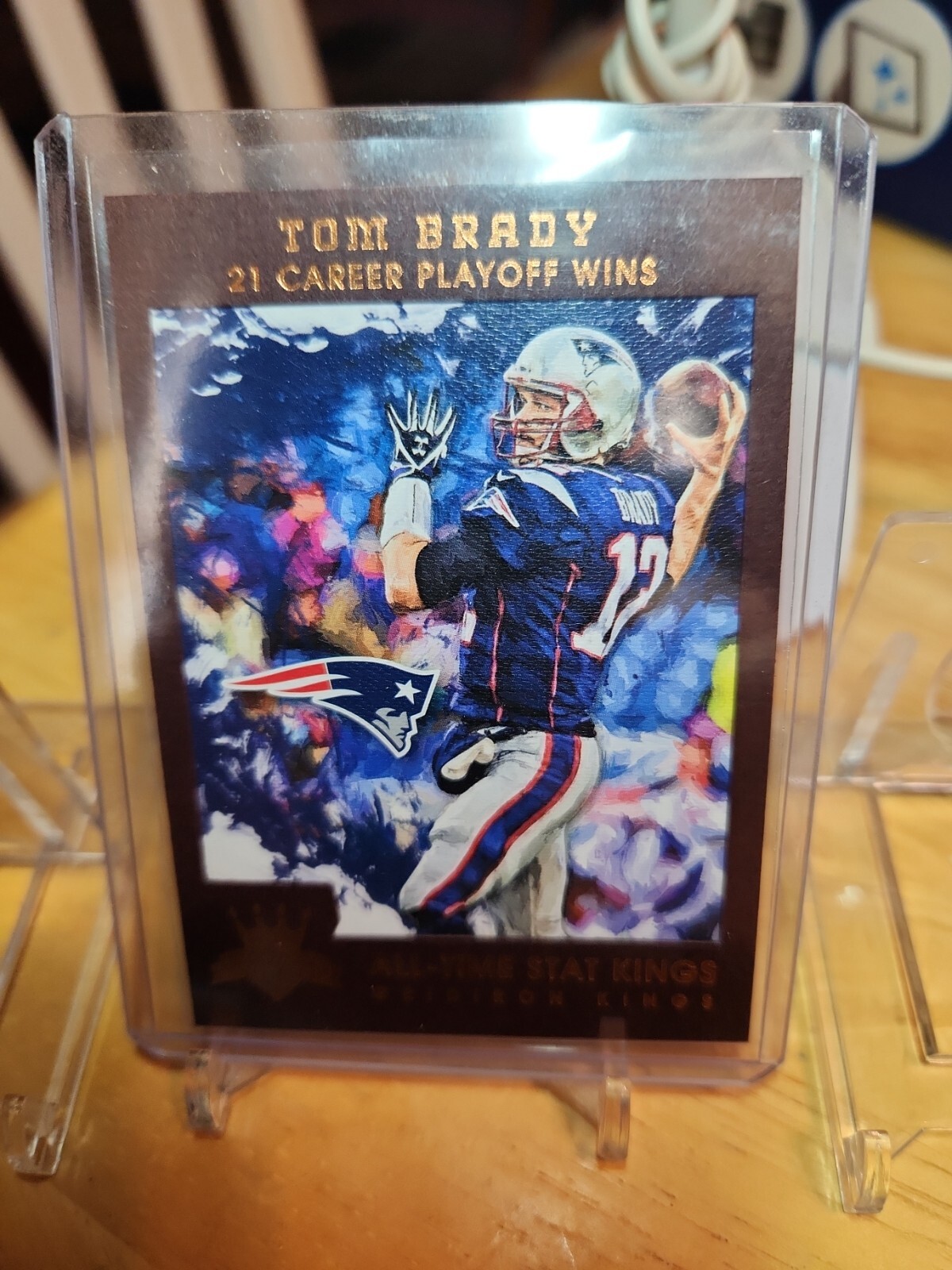 1 2 2015 GRIDIRON KINGS TOM BRADY ALL TIME STAT KINGS 200 BROWN 1-2-2015-gridiron-kings-tom-brady-all-time-stat-kings-200-brown