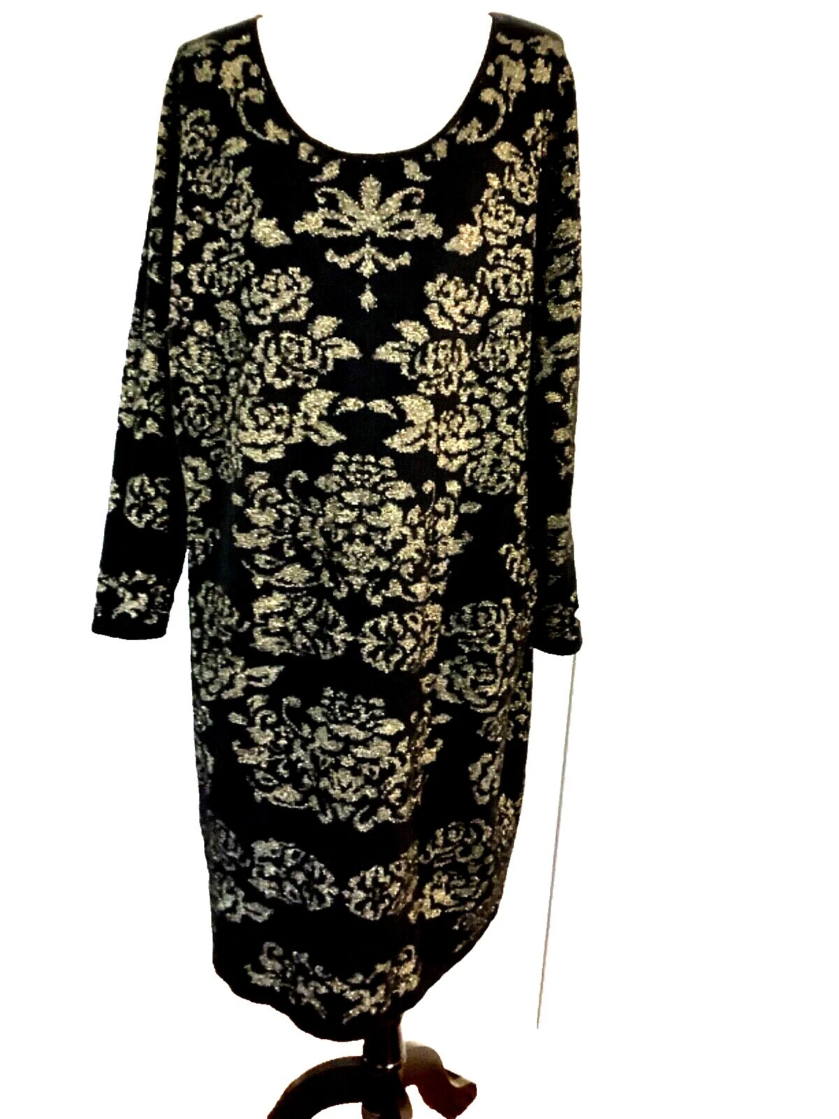 Floral Plus Sweater Dresses