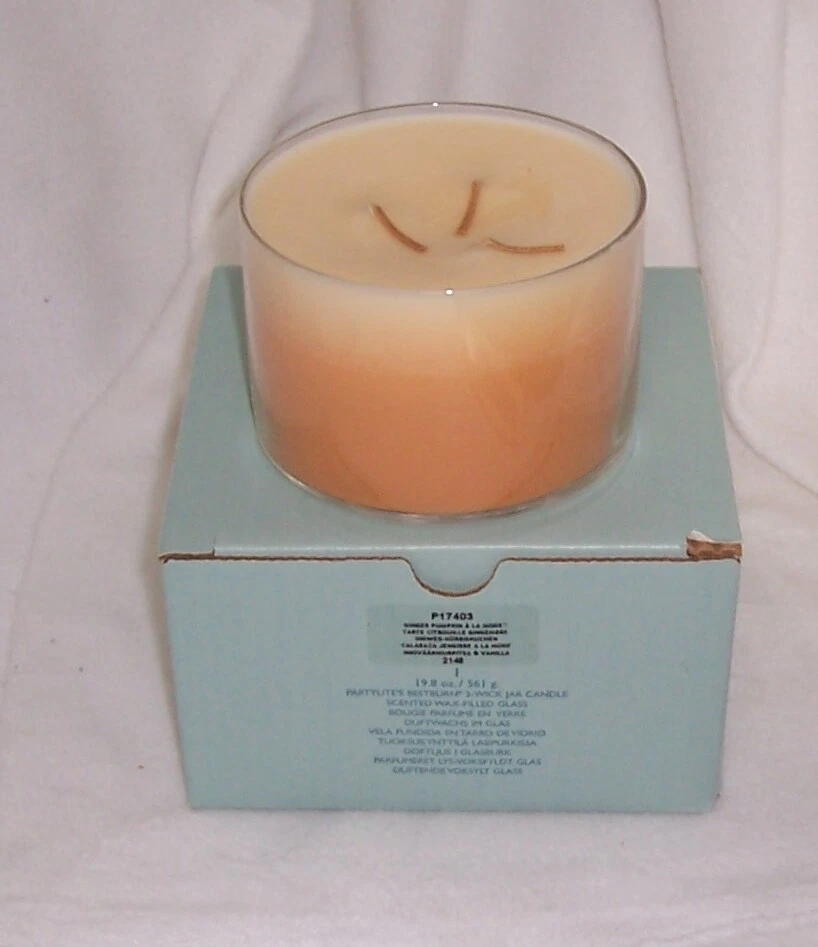 Vela tarro de 3 mechas Partylite Best Burn 19,8 oz. Elección de aroma retirado raro E Foto 3 de 4
