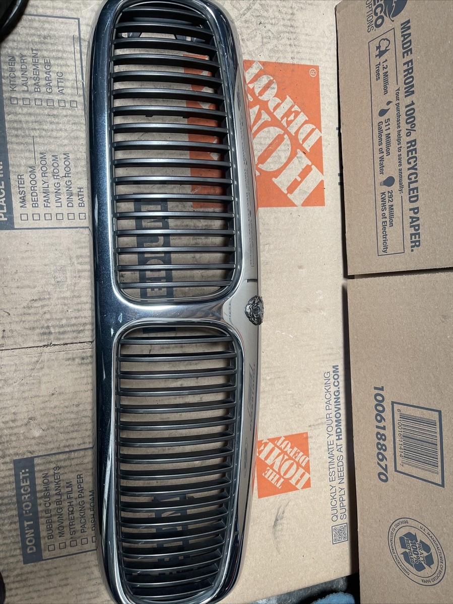 JAGUAR XJ6, X300, XJR 1994-2003 FRONT GRILLE CHROME HNC5504BB | eBay