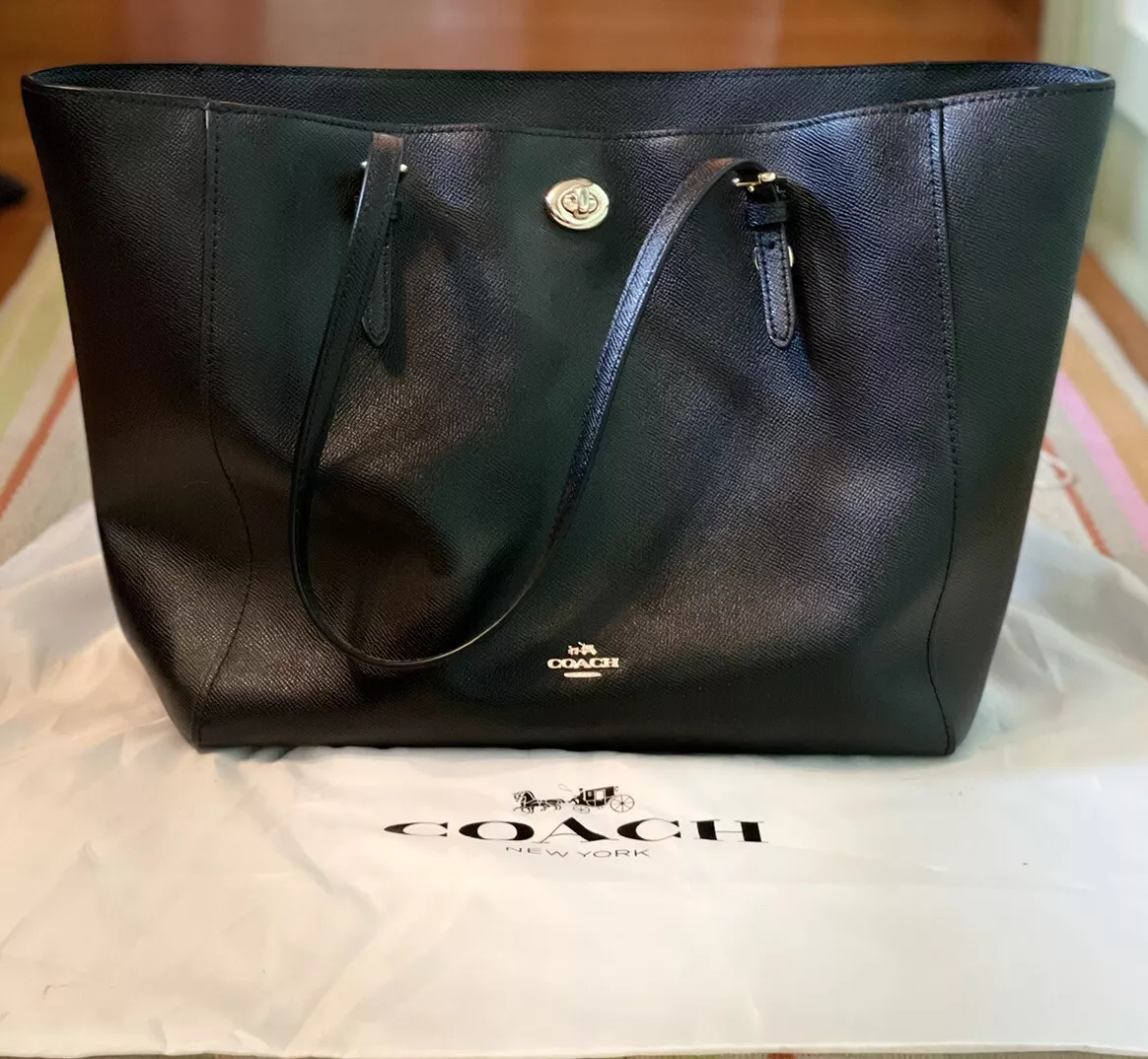 Coach Black Tote Bags