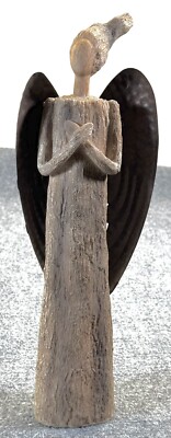 Rustic Angel Statue HD Designs Holiday Serene Home Decor Neutral Modern Minimal