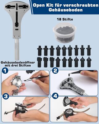 Amazon Uhrmacherwerkzeug Zum Batteriewechsel Uhrenwerkzeug Armband