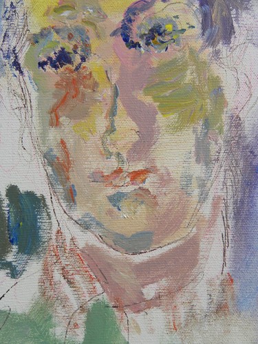 Ernesto TRECCANI (Milano 1920-2009) Contadino di Serramazzoni TELA cm 60x40 1990 - Foto 7 di 18