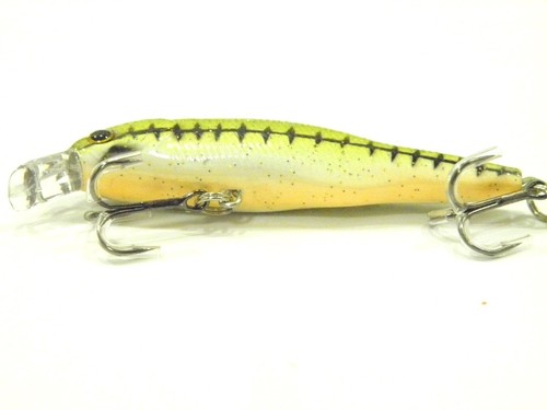 Señuelo de pesca Jerkbai con señuelo 3 1/3 pulgadas Minnow aguas poco profundas para pesca de lubina M597 - Imagen 52 de 151