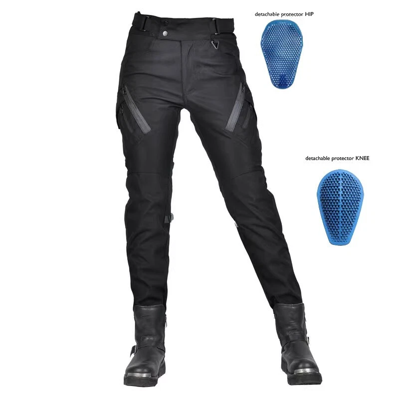 Waterproof Women Motorcycle Riding Pants Biker Motocross Racing Trousers W/Pads - Image 3 of 4