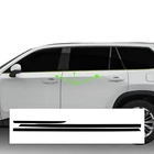 Fits Grand Highlander 2024-2026 Side Window Chrome Delete Decal Blackout Vinyl