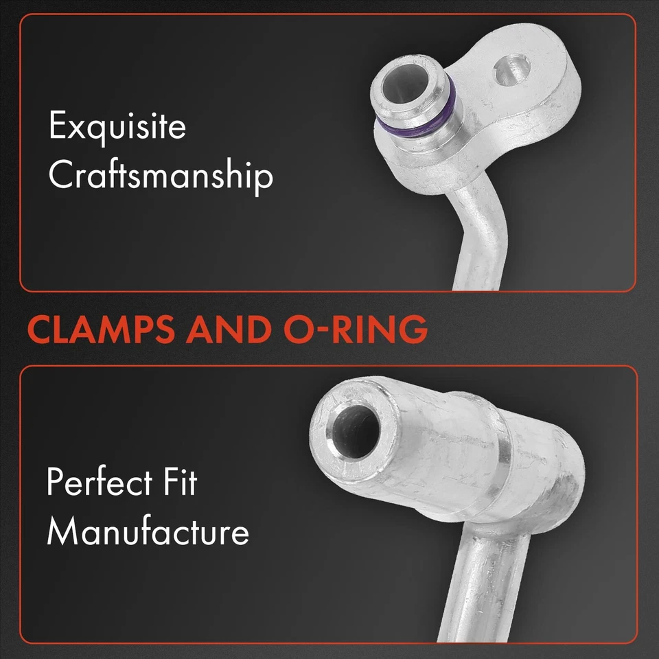 Manguera de refrigerante aire acondicionado línea de líquido para Audi Q5 2013 2014 2015 2016 2017 8R0260710B Foto 3 de 4